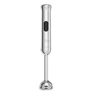 all-clad cordless rechargeable stainless steel immersion multi-functional hand blender, 5-speed, silver