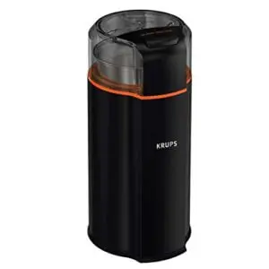 krups silent vortex electric grinder for spice, dry herbs and coffee, 12-cups, black