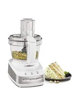 cuisinart fp-110 core custom 10-cup multifunctional food processor, white and stainless