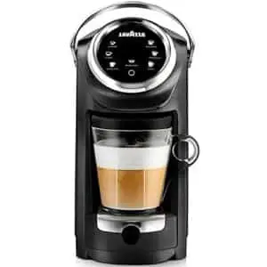 lavazza expert coffee classy plus single serve all-in-one espresso & coffee brewer machine - lb 400 - (includes built-in milk vessel/frother)